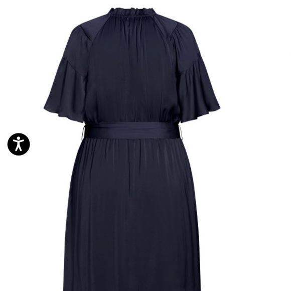 NEW City Chic ruffle midi dress - Picture 4 of 10